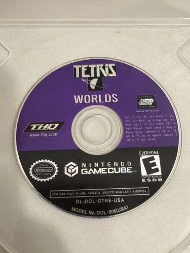 Tetris Worlds Nintendo GameCube [Disc Only] Tested And Working