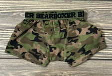Build A Bear Boxers Underwear Panties Green Camouflage Camo Clothes Outfit BABW