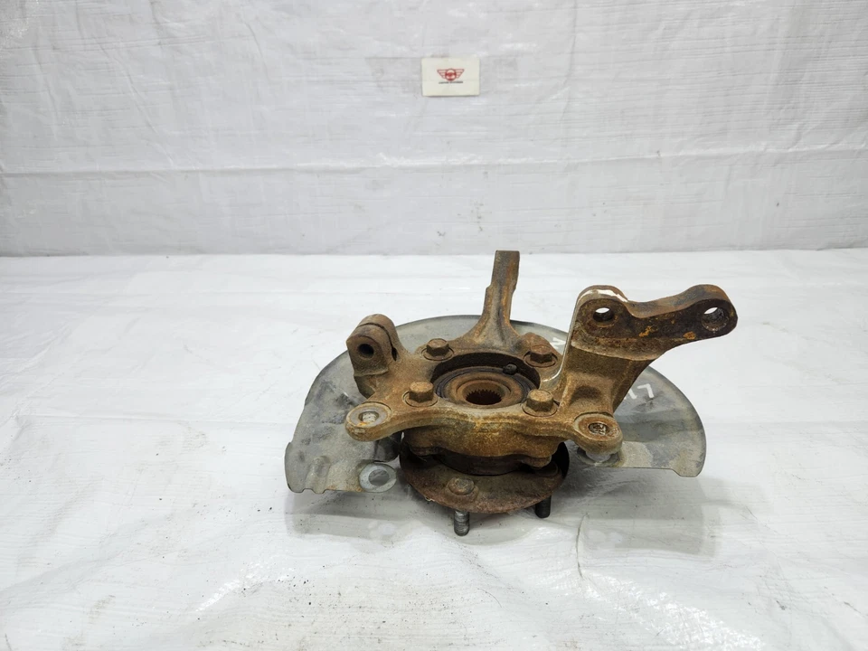 2013-2015 Mitsubishi Lancer Evolution Spindle Knuckle Hub Front Left LH Driver - Image 4 of 4