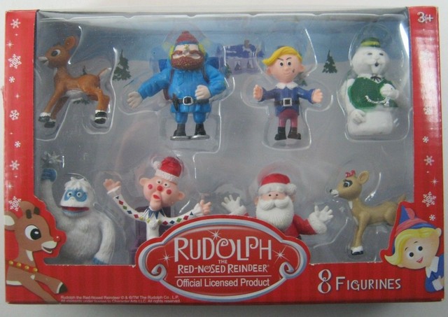 rudolph figurine set