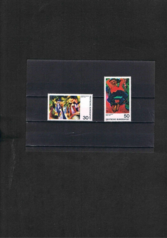 BRD Mi. Nr. 816-817 " Deutscher Expressionismus " Postfrisch, TOP Zustand !!!  X - Bild 1 von 1