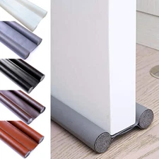 36 Inch Under Door Draft Noise Blocker Black Gap Stoppers Entry Door Draft Strip
