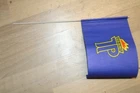 Original Vintage GDR Flags Winkelement Young Pioneers Be Ready FDJ 1970s