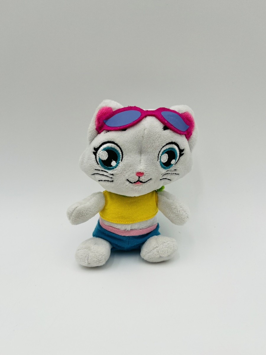 44 Cats Plush Milady Musical Kids TV Show Soft Toy Mini White