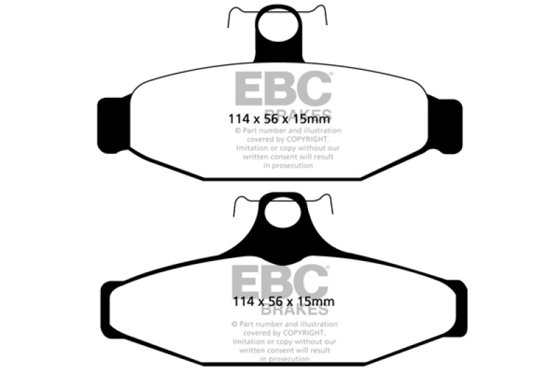 EBC for 93-00 Aston Martin Virage 5.3 (AP Caliper) Yellowstuff Rear Brake Pads -