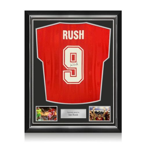 Liverpool shirt gesigneerd door Ian Rush: 9. Superieur frame