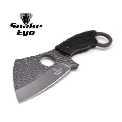 Snake Eye Tactical Heavy Duty Fixed Blade Razor Style Hunting Knife w/ Sheath