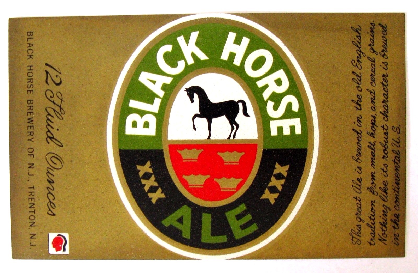 Black Horse Beer Logo