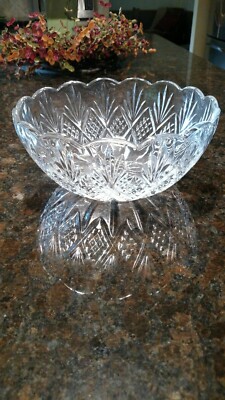 Dublin Crystal Collection, Shannon by Godinger, ''8 1/2'' Crystal Serving Bowl