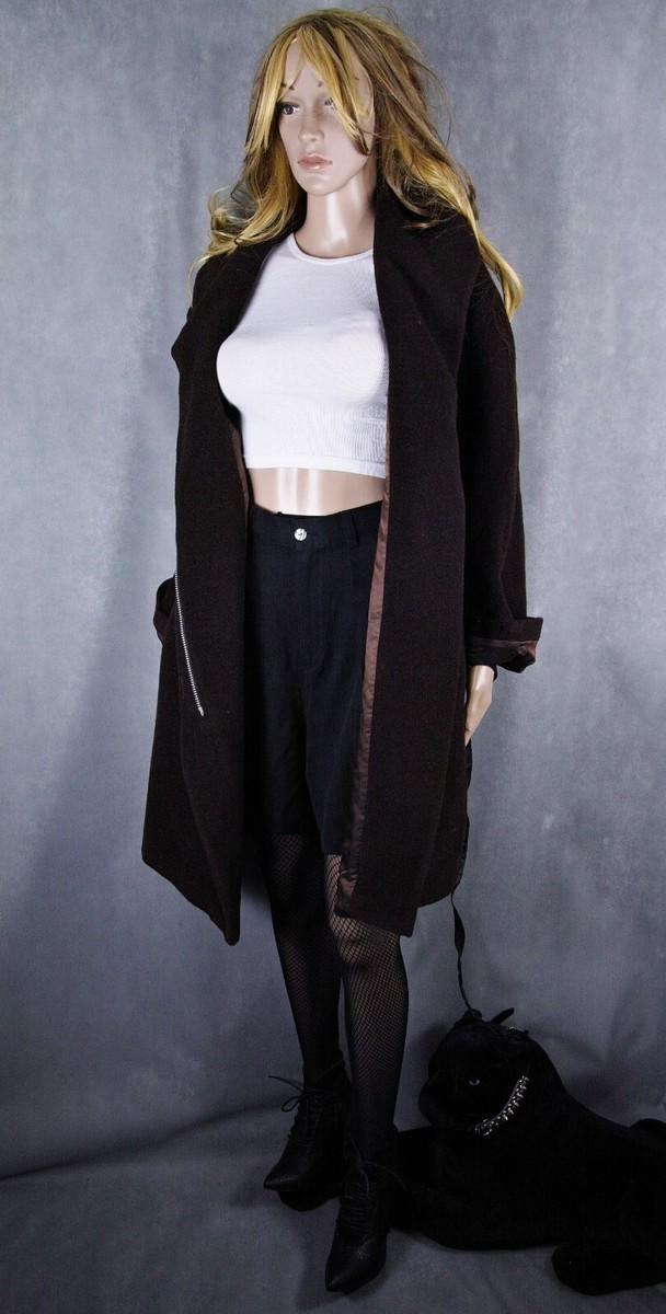 Marc Aurel 60% Mohair Dress Coat Mantel Look Feel Angora