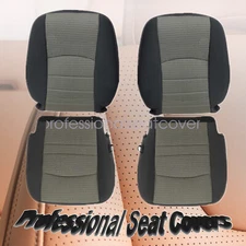 2009-12 For Dodge Ram 1500 2500 3500 Replacement Cloth Front Seat Cover Gray