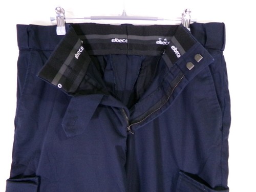 Elbeco Tek3 Men's Cargo Pants 36R Bleach Stains Inside Left Hem 8 Pockets Blue - Picture 2 of 7