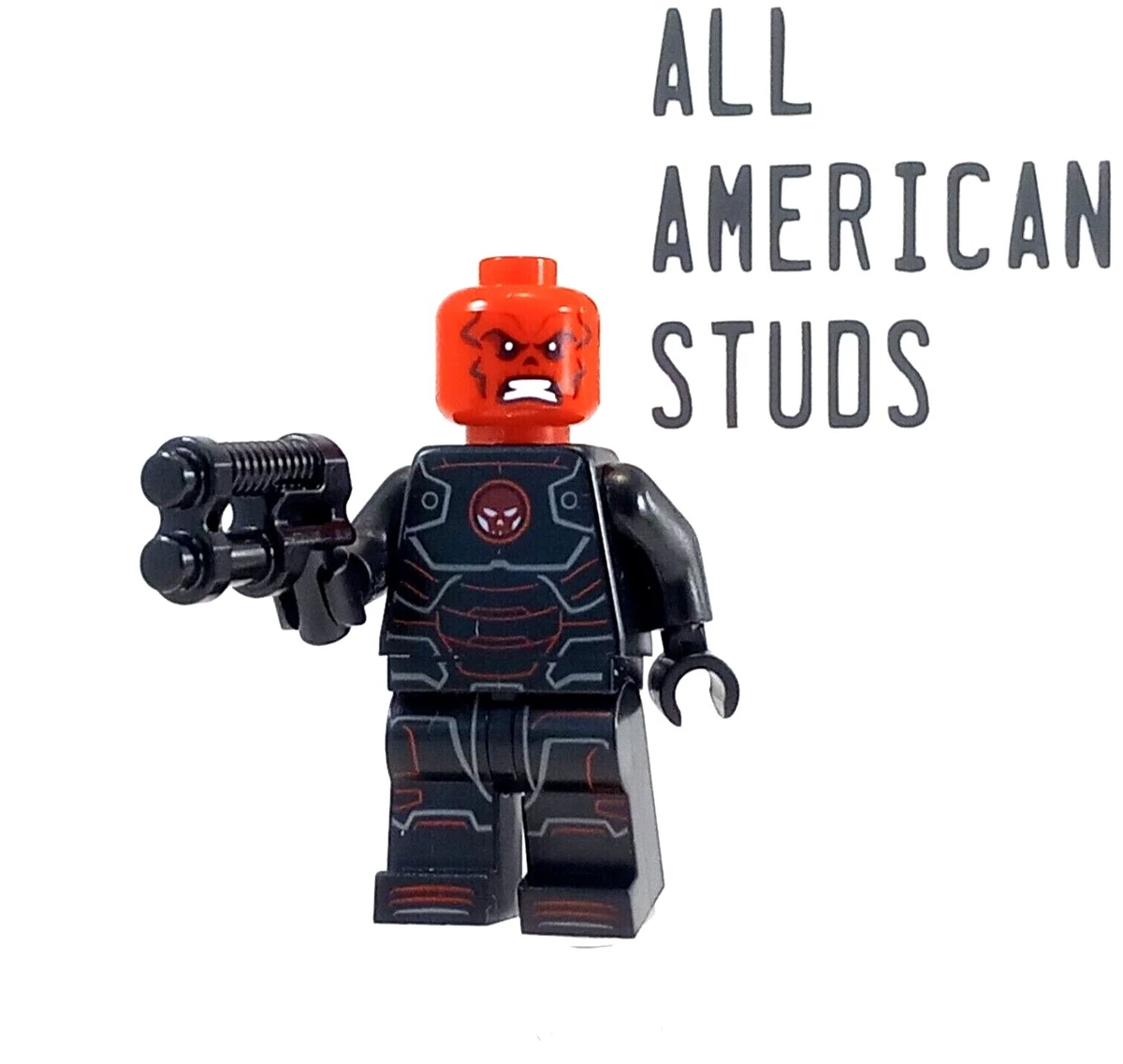 LEGO Marvel Iron Red Skull Minifigure from 2016 Avengers set 76048