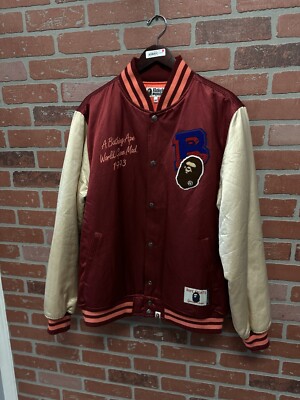 Size 2XL - Vintage Bape Sports Varsity Football A Bathing Ape