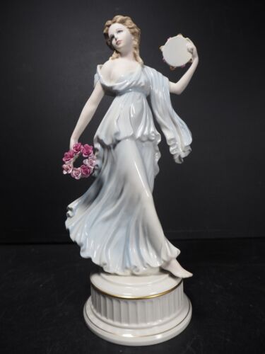 Wedgwood The Dancing Hours Floral Collection The Second Figurine Hand Painted