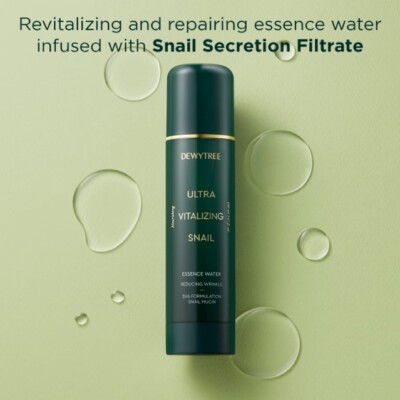 DEWYTREE Ultra Vitalizing Snail Skin Care Cream Toner Emulsion Serum Eye Cream 