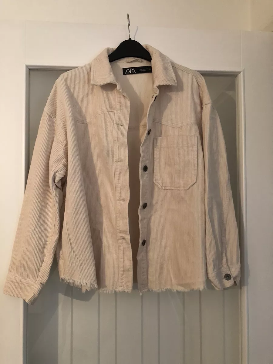 Zara oversized corduroy jacket sale