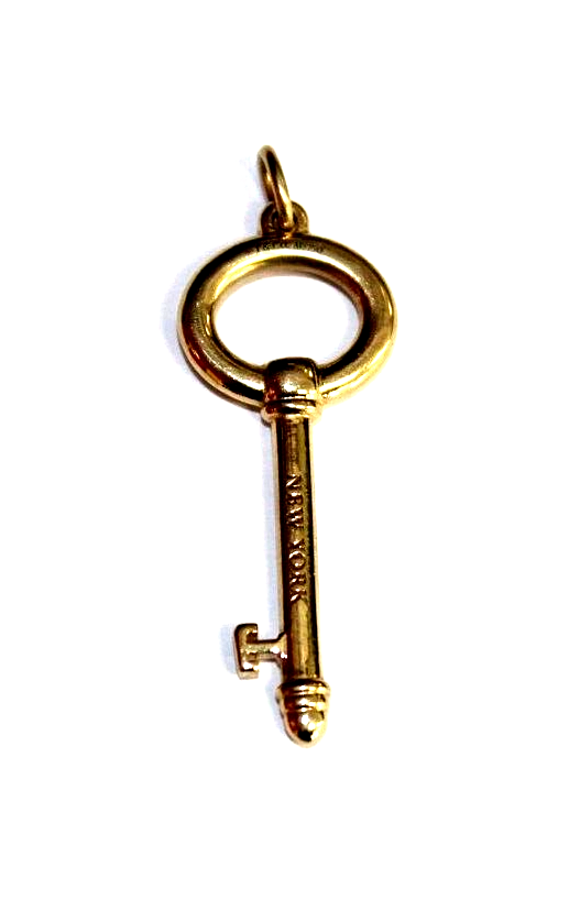 Rare Tiffany & Co. New York 18K Yellow Gold Skeleton Key Rare Tiffany & Co. New York 18K Yellow Gold Skeleton Key