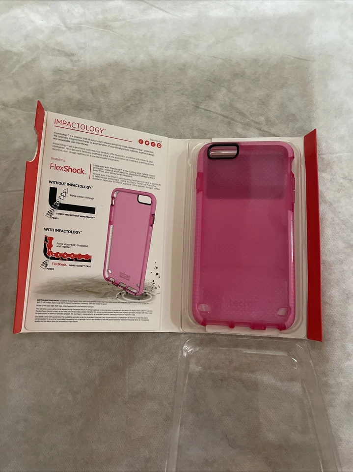 Capa Tech21 Evo malha fina peso pena para iPhone 6 Plus/6s Plus - Rosa - Imagem 3 de 3