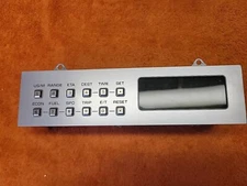 L16•Vintage Chrysler 12 Button Navigation, Trip & Fuel Economy, Silver NOS