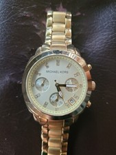 Michael Kors Ladies Gold Tone Stainless Steel Chronograph  display picture 1