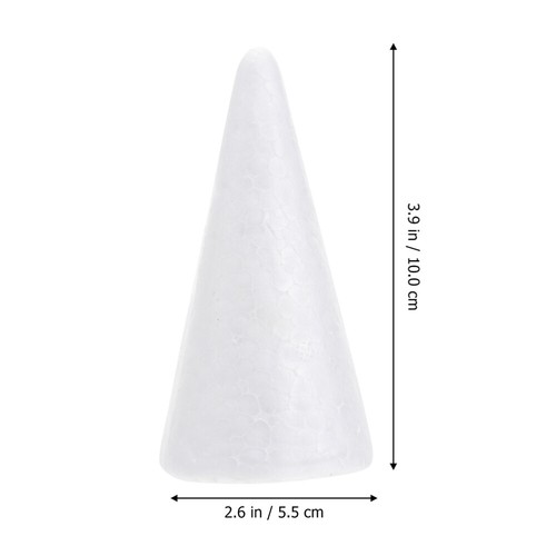 24 Pcs Christmas Decorations Diy Foam Cones Crafts Christmas Tree Craft - Picture 9 of 12