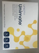 Unicity Unimate Yerba Mate Drink Mix Lemon 30 Packets  New in Box Exp 02/2027