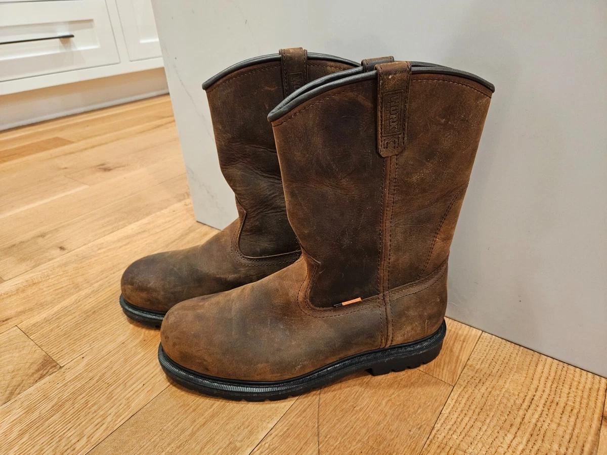 WORX by Red Wing Size 11.5 W Men s 5700 Pull On Steel Toe