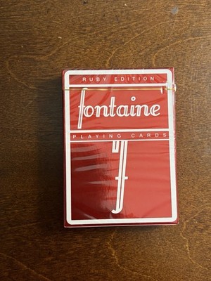 Fontaine Playing Cards Ruby Edition