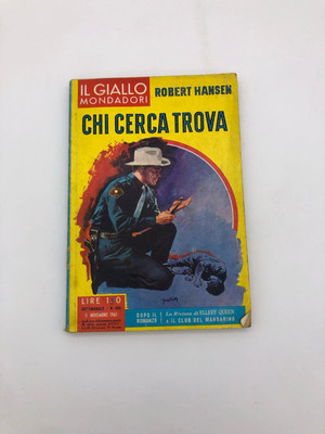 Chi cerca trova	Hansen Robert	Mondadori	giallo 666 Lockridge salazar mandarino