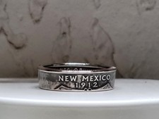 NEW MEXICO - Size 9  State Quarter Coin Ring