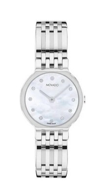 Brand New Movado Essence Women s Diamond Marker MOP Dial Watch 0607761