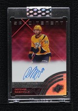 2024-25 Upper Deck Clear Cut 2000-01 SPx Xcitement Roman Josi #SXA-RJ Auto c5d