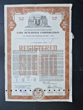6,5% Sinking Fund Debentue 1000 $ 1960 Uris Buildings Corporation, Nowy Jork