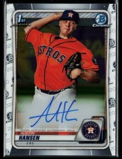 2020 Bowman Chrome Prospect Autographs #CPA-AH Austin Hansen *1st Bowman*