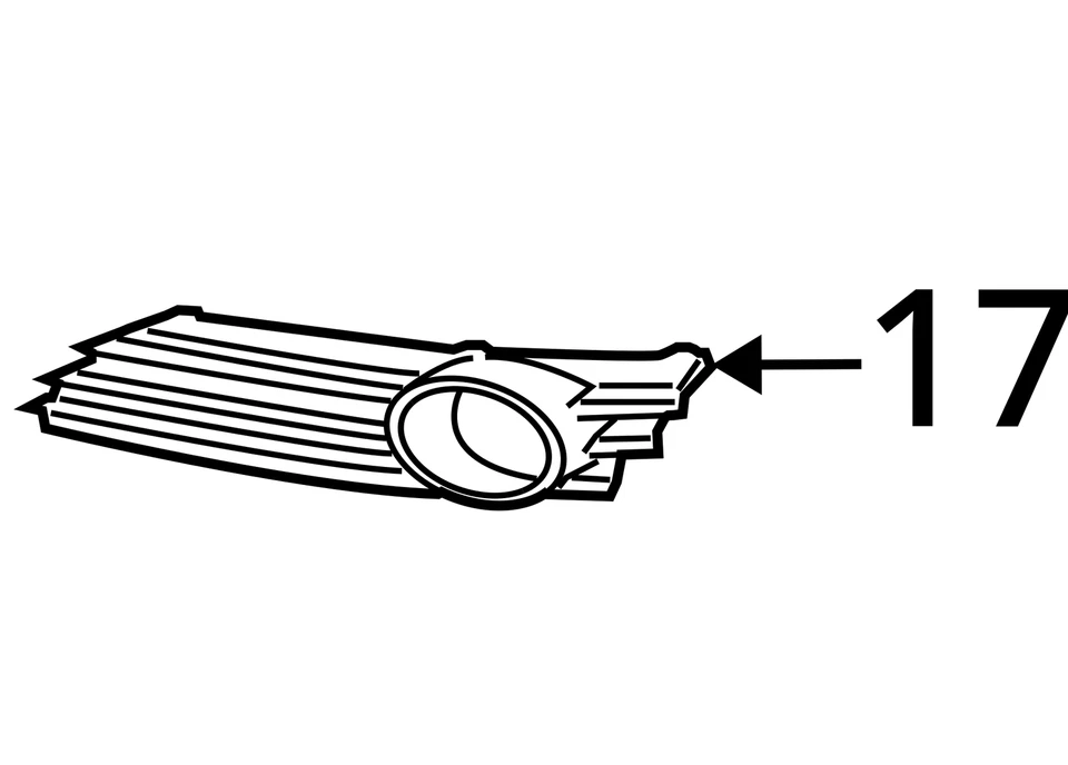 Se adapta a 2008 Saturn Astra Inserto FRT BPR FASCIA 94713453 - NUEVO FABRICANTE DE EQUIPOS ORIGINALES 94713453 Foto 4 de 4