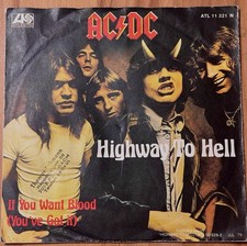 AC DC Highway To Hell Vinyl 7 Single 45