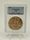 1999 American Silver Eagle PCGS MS69 MS-69 S$1 Coin