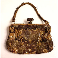 Rare Antique 1920s Art Deco Flapper Evening Bag   Excellent Pristine Interior