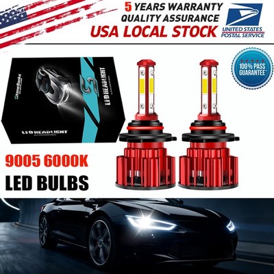 9005 HB3 LED Headlight Super Bright Bulbs Kit White 6500K 360000LM High/Low Beam