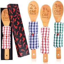 Chili Cook Off Award Prizes 3 Sets 1st 2nd 3rd Wooden Spoons Trophies