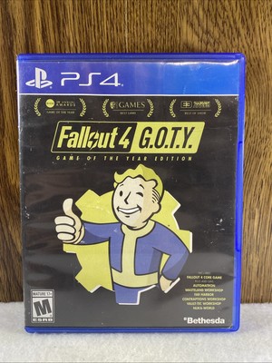 2017 PlayStation 4 Fallout 4 G.O.T.Y. Gamed. Complete. UNTESTED