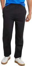 Men'S Ecosmart Sweatpants, Athletic Lounge Pants with Pockets, Open Hem Bottom,