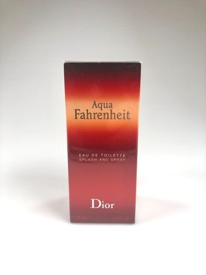 NIB CHRISTIAN DIOR AQUA FAHRENHEIT EDT VINTAGE FORMULATION 125ML 4.2OZ