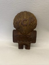Vintage 1940s Shell TCP License Plate Topper