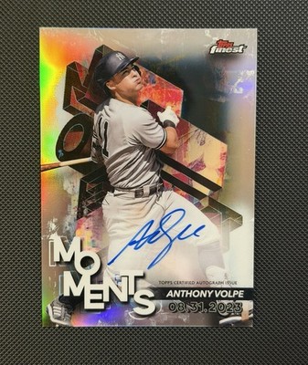 2024 Topps Finest - Finest Moments Autographs Anthony Volpe #FMA-AV (AU)