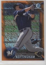 2016 Bowman Chrome Prospects Orange Shimmer Refractor Jacob Nottingham 0x1