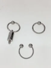 032C Earrings Stainless Steel Slv Mens KiA17