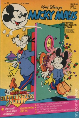 Micky Maus 1988, #38 FN 6.0 Stock Image