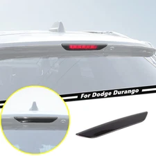 For Dodge Durango 14-20 Smoked Black 3rd Third Brake Tail Light Lamp Cover Trim
